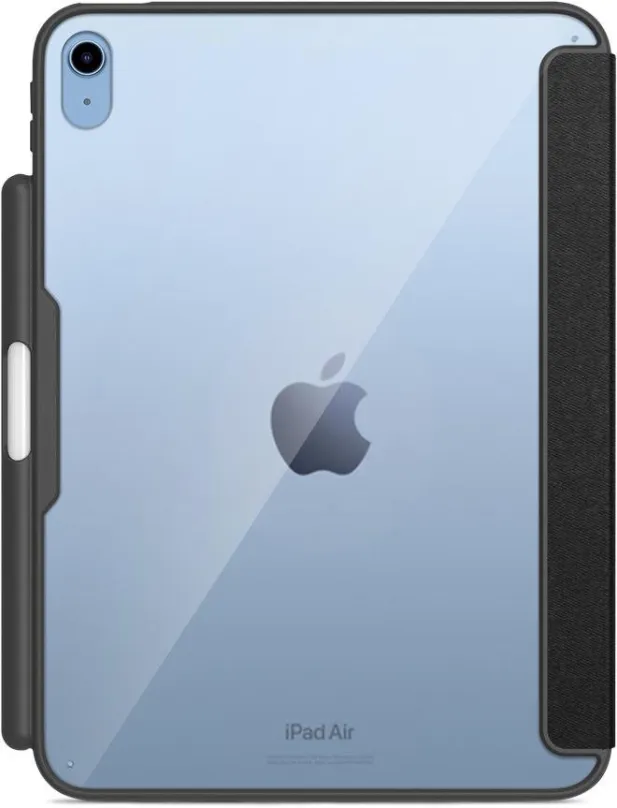 Púzdro na tablet Epico Clear Flip púzdro pre iPad 10,9" (2022) - čierne transparentné