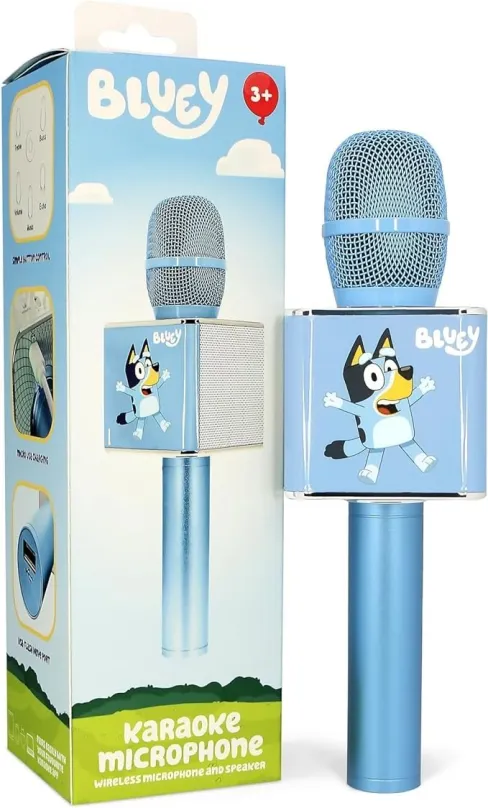 Detský mikrofón OTL Bluey Karaoke Microphone with Bluetooth Speaker