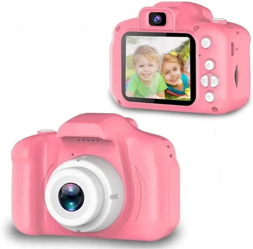 Detský fotoaparát Leventi digitálny fotoaparát, ružový