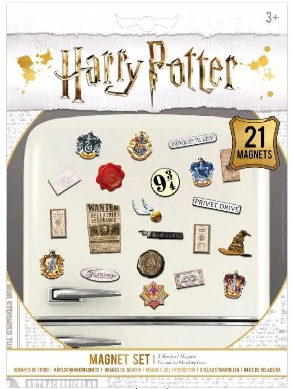 Súprava magnetiek Harry Potter - Wizardry (21 ks)