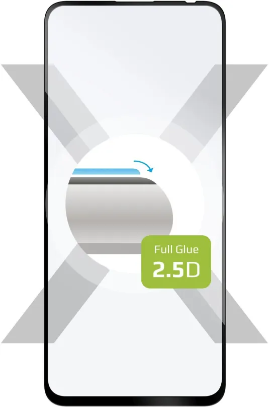 Ochranné sklo FIXED FullGlue-Cover pre Xiaomi Poco F2 čierne