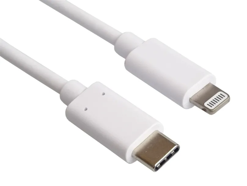 Dátový kábel PremiumCord Lightning - USB-C ™ USB nabíjací a dátový kábel PFI pre Apple iPhone / iPad, 1m