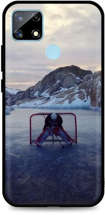 Kryt na mobil TopQ Realme 7i silikón Hockey Goalie 62853