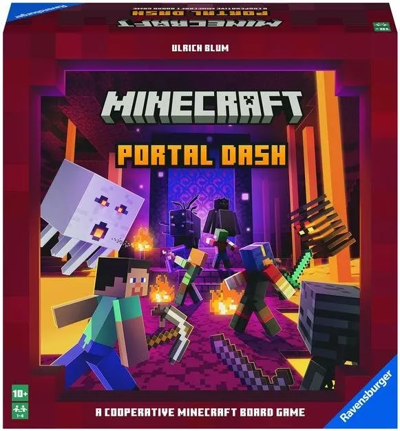 Dosková hra Ravensburger 274369 Minecraft: Portal Dash