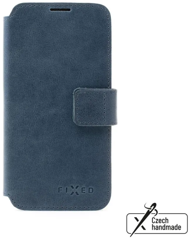 Puzdro na mobil FIXED ProFit z pravej hovädzej kože pre Samsung Galaxy A23 modré