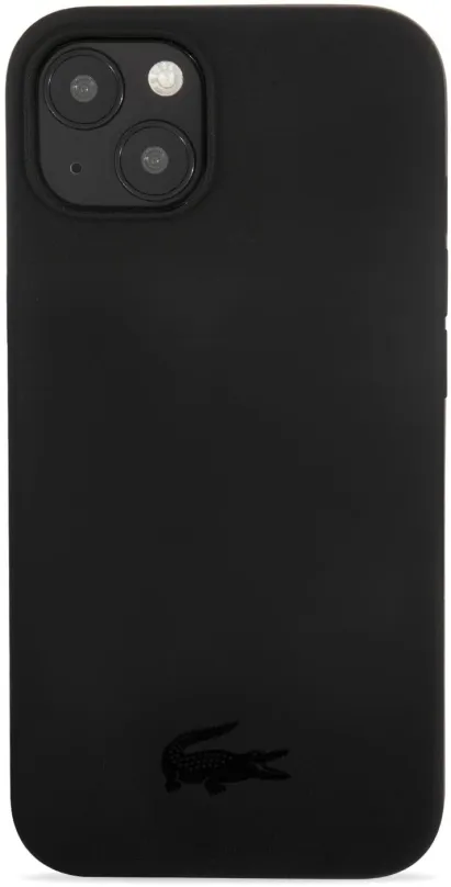 Kryt pre mobil Lacoste Liquid Silicone Glossy Printing Logo Kryt pre Apple iPhone 13 mini Black