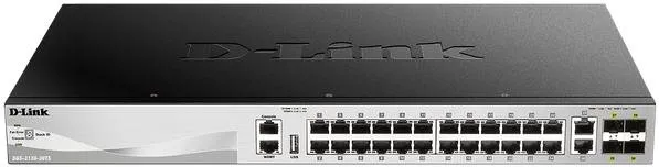 Switch D-Link DGS-3130-30TS, 4x SFP+, 24x 10/100/1000Base-T, IGMP Snooping, L2, l3 (smerov