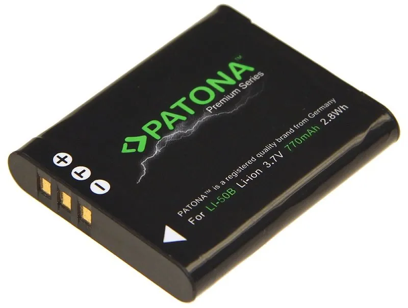 Batérie pre fotoaparát Paton pre Olympus Li-50B 770mAh Li-Ion Premium