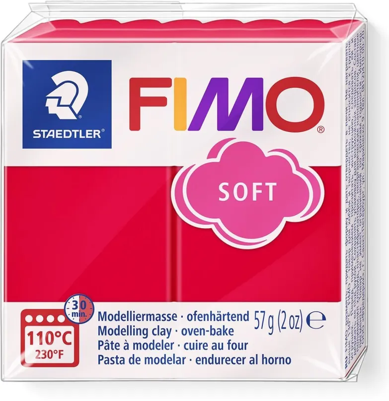 Modelovacia hmota FIMO soft 8020 56g červená