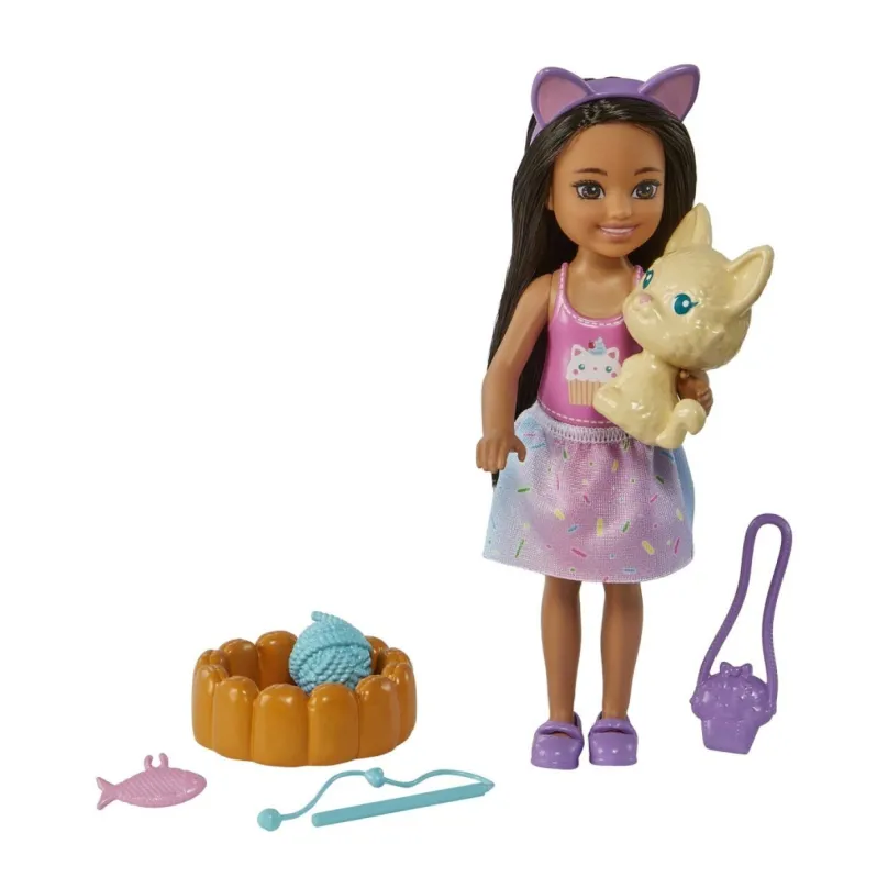 Barbie Chelsea™ s mačičkou, Mattel HGT09