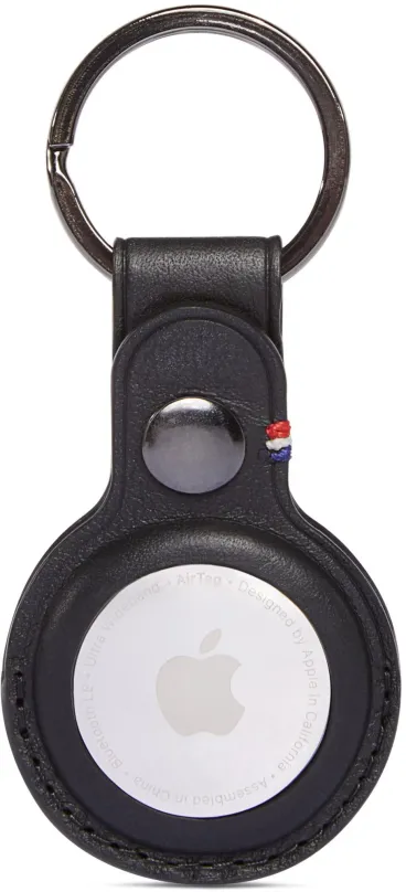 AirTag kľúčenka Decoded Leather Keychain Black Apple Airtag