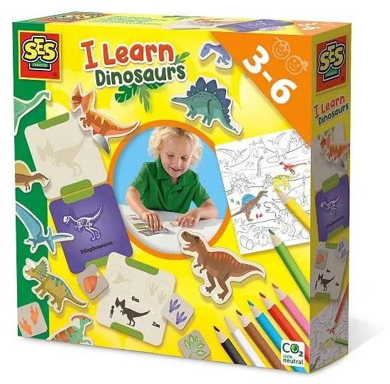 Vzdelávacia sada Ses Nauč sa poznávať dinosaurami