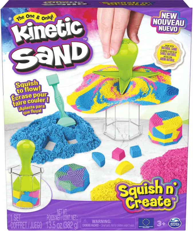 Kinetický piesok Kinetic Sand Tégliková tvoriaca sada
