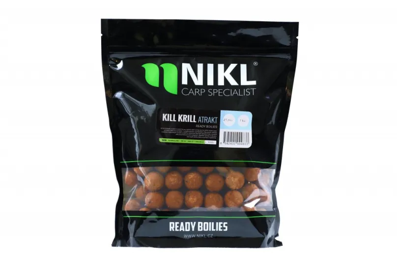 Nikel Ready boilies Kill Krill Atrakt 1kg 24mm