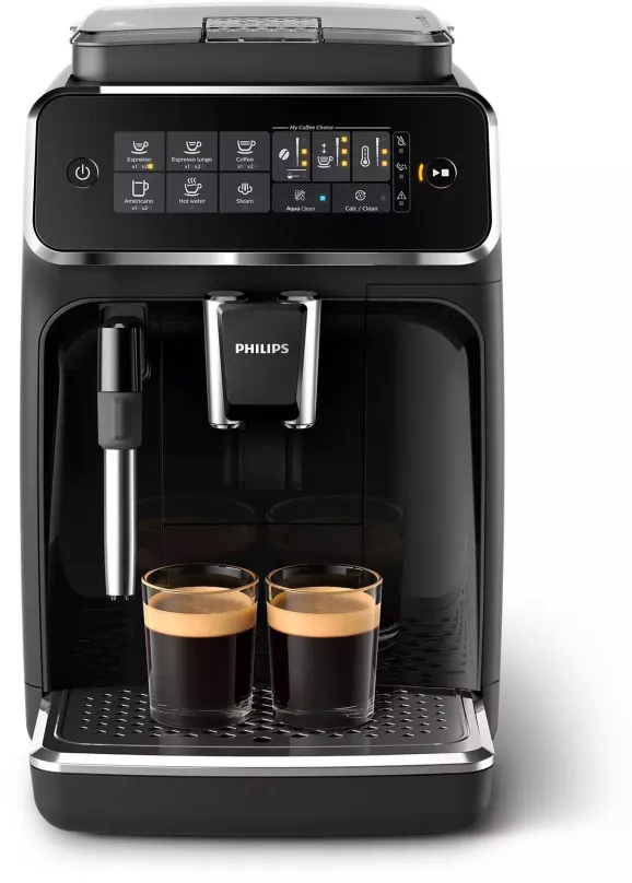 Automatický kávovar Philips Series 3200 EP3221/40, tlak 15 barov, cappuccino a latte, disp
