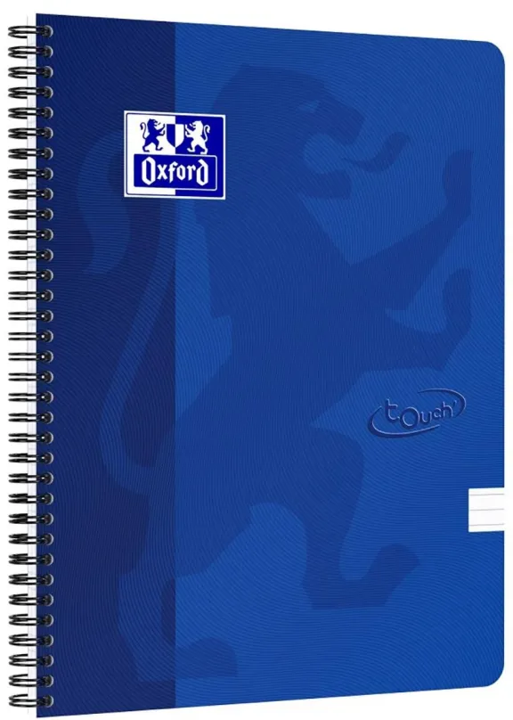 Zápisník OXFORD Nordic Touch A4+, 70 listov, linajkový, modrý