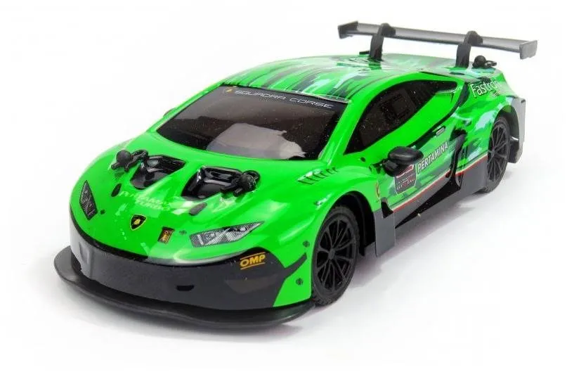 RC auto Siva Lamborghini Huracán GT3 zelená, - vhodné pre deti od 6 rokov, mierka: 1:24, t