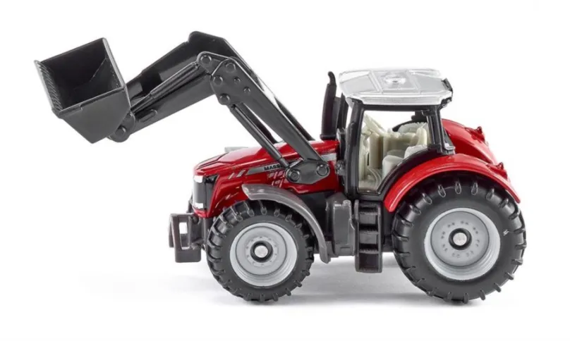 Traktor Massey Ferguson s čelným nakladačom