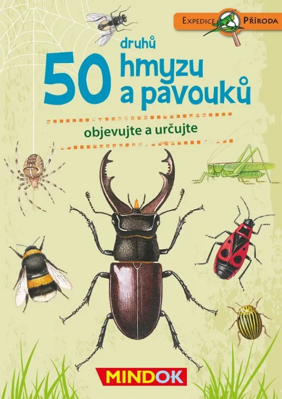 Spoločenská hra Expedícia príroda: 50 druhov hmyzu a pavúkov