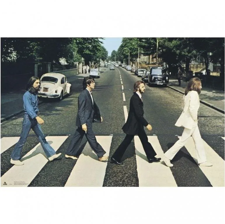 Plagát The Beatles - Abbey road - plagát