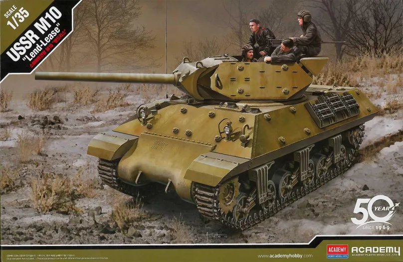 Model tanku Model Kit tank 13521 - USSR M10 "Lend-Lease"