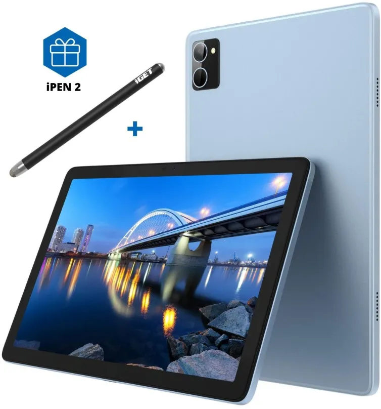 Tablet iGET SMART L31 LTE 6GB/128GB modrý + iPEN 2, displej 10,1" Full HD 1920 x 1200