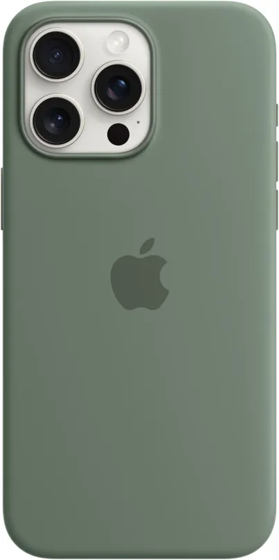 Kryt na mobil Apple iPhone 15 Pro Max Silikónový kryt s MagSafe lúčovo žltý
