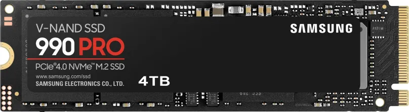 SSD disk Samsung 990 PRO 4TB, M.2 (PCIe 4.0 4x NVMe), TLC (Triple-Level Cell), rýchlosť čí