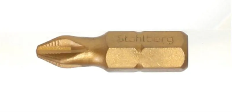 Súprava bitov Stahlberg Bit PH 2, 25 mm TiN S2 10 ks
