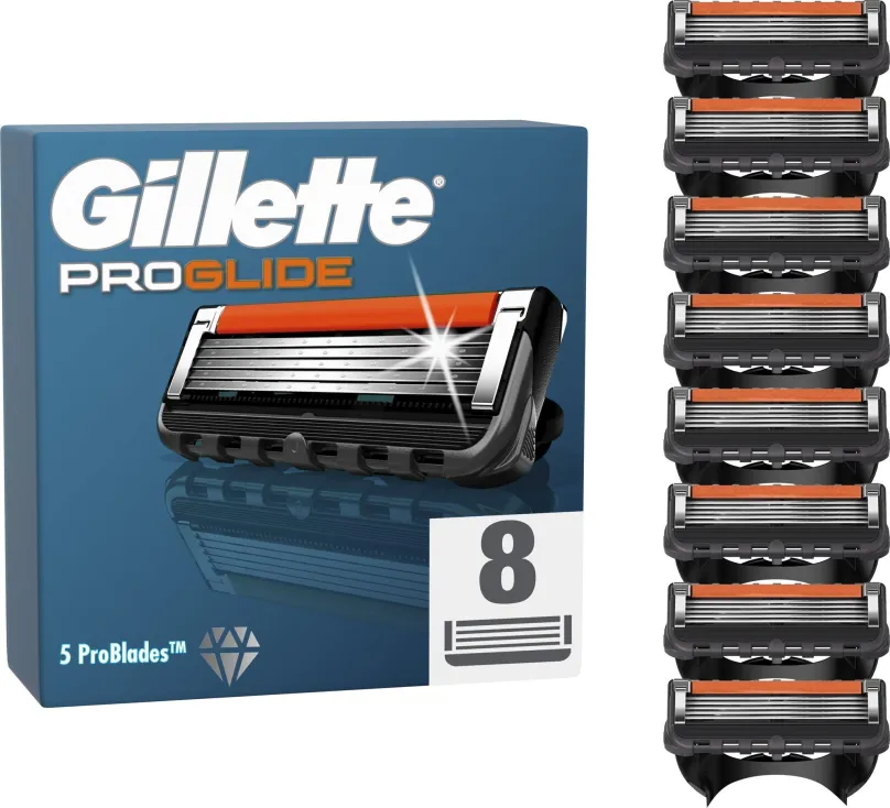 Pánske náhradné hlavice GILLETTE Fusion5 ProGlide 8 ks