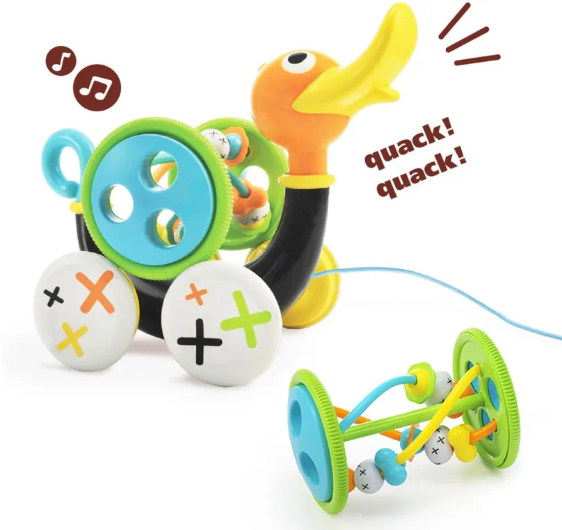 Interaktívna hračka Yookidoo - Ťahací kačica