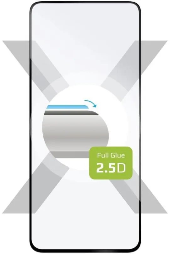 Ochranné sklo FIXED FullGlue-Cover pre Xiaomi POCO X5 5G čierne