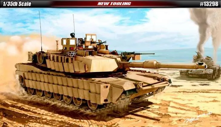 Model tanku Model Kit tank 13298 - US Army M1A2 TUSK II