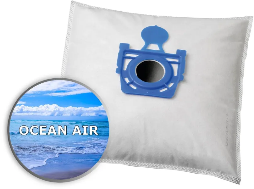 Vrecká do vysávača KOMA ZE01PL AROMATIC BAGS OCEAN AIR - Zelmer Cobra, Flip, Furio s plastovým čelom, 4ks