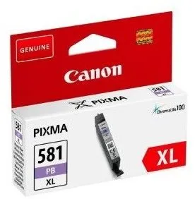 Cartridge Canon CLI-581PB XL photo modrá, pre tlačiarne Canon PIXMA TS6150, TS6151, TS6250
