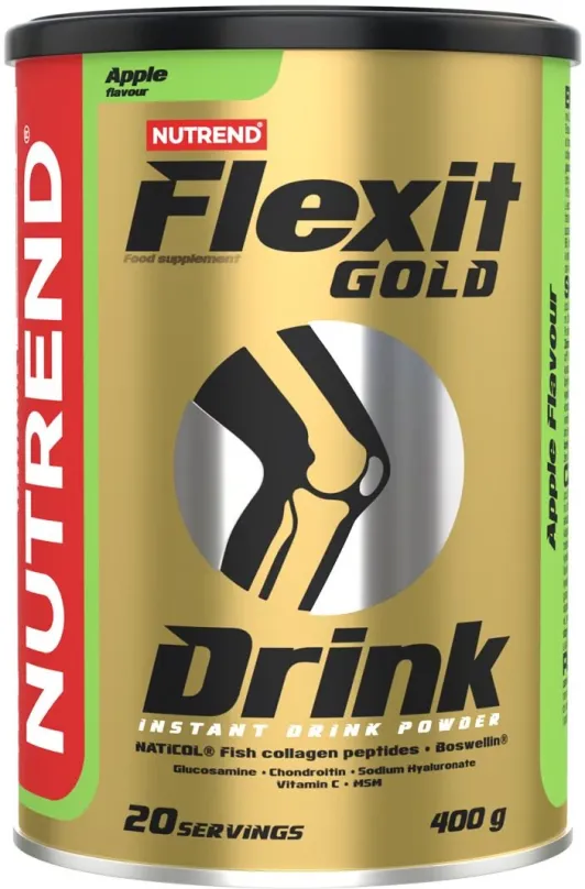 Kĺbová výživa Nutrend Flexit Gold Drink, 400 g, jablko