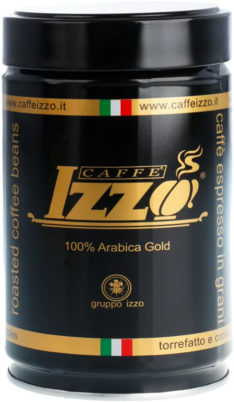 Káva Izzo Gold, zrnková, 250g, zrnková, 100% arabica,