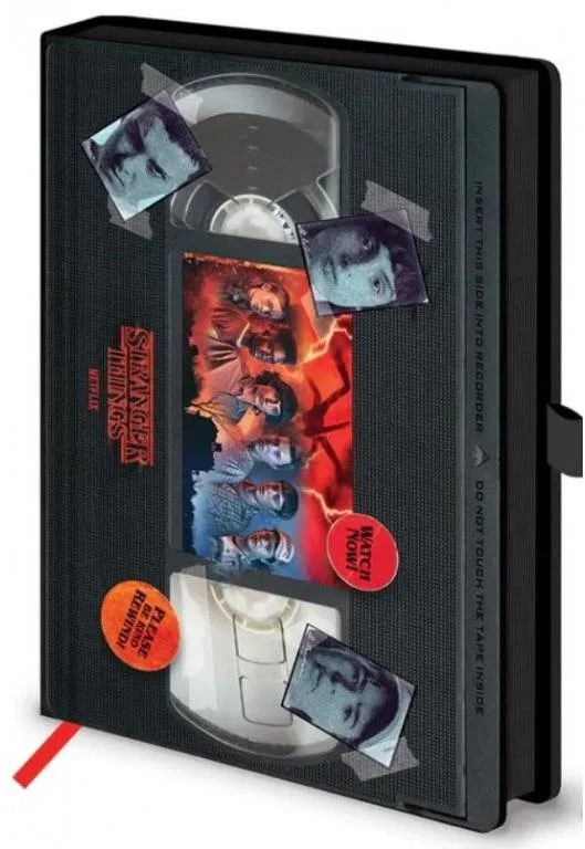 Zápisník Netflix Stranger Things: Season 4 VHS - zápisník A5