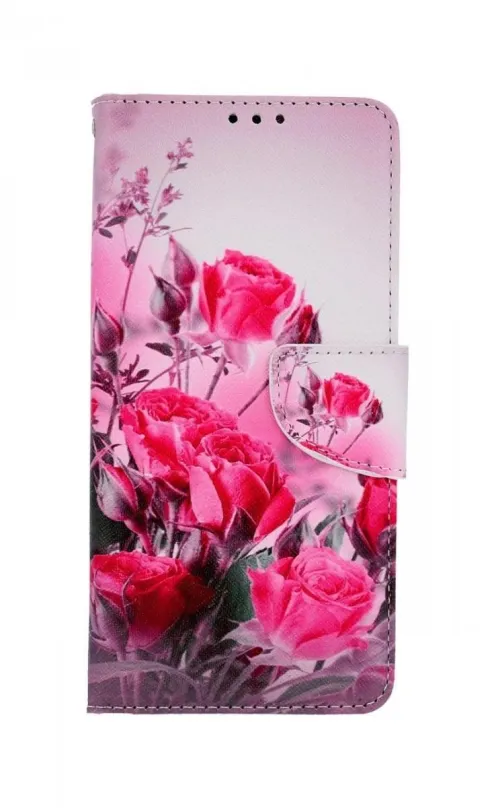 Puzdro na mobil TopQ Puzdro Samsung A13 knižkové Romantické ruže 73508