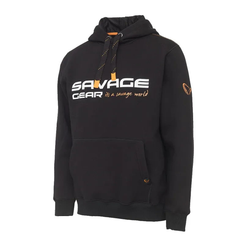 Savage Gear Mikina Cosmo Hoodie Black Ink L