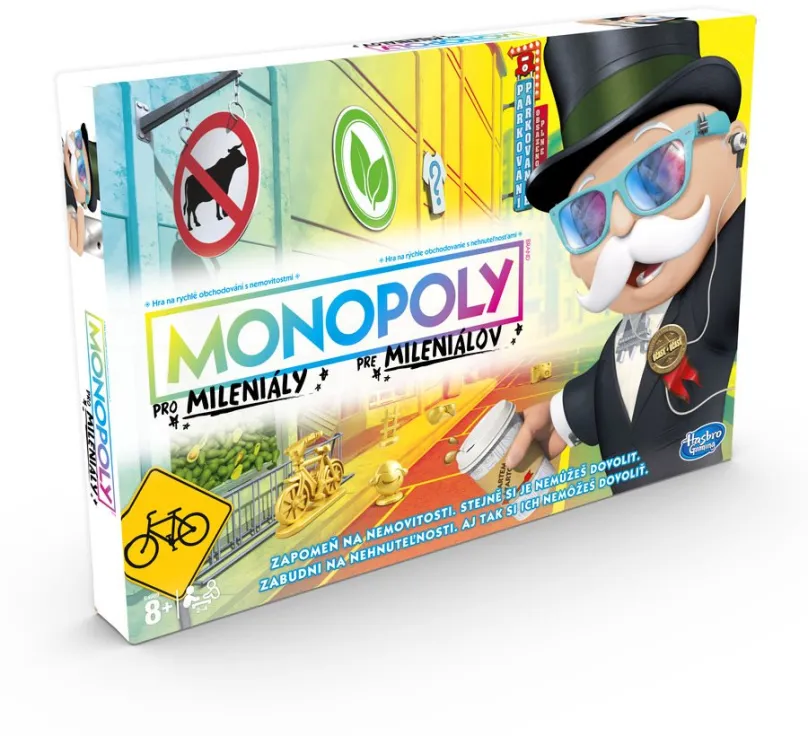Spoločenská hra Monopoly pre mileniály