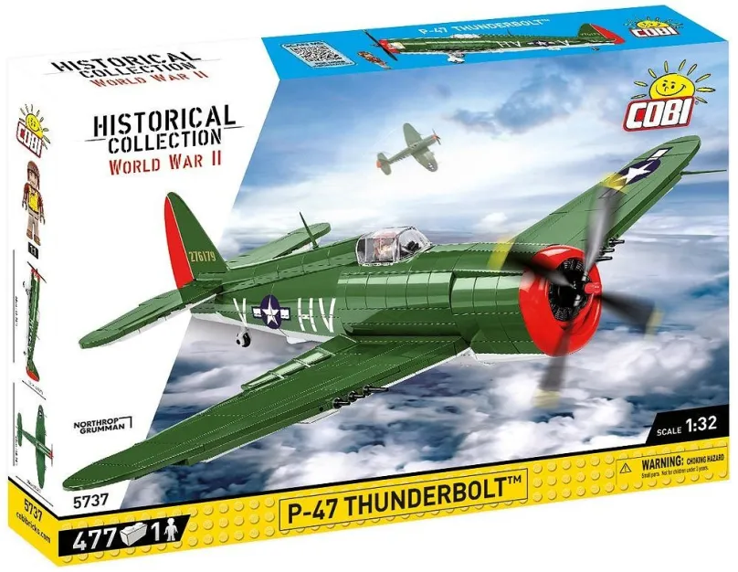 Cobi 5737 Americké stíhacie lietadlo P-47 Thunderbolt