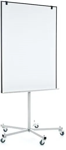 Flipchart AVELI MOBIL 5, 100 x 70 cm, magnetický, lakovaný povrch, hliníkový rám, držiak n