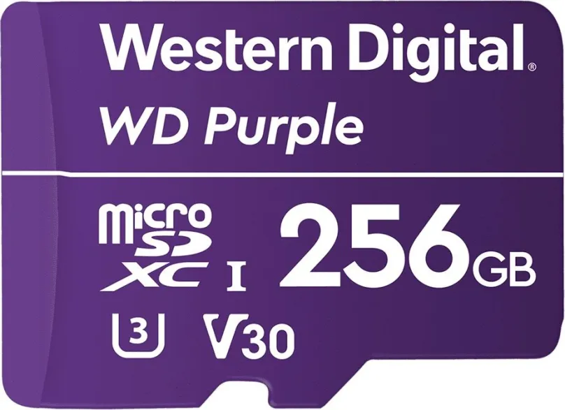 Pamäťová karta WD SDXC 256GB Purple QD101