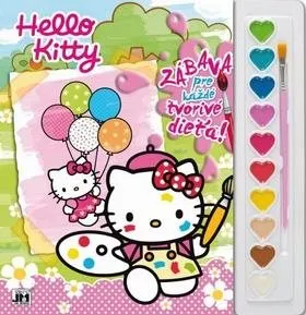 Omaľovánky Omaľovánka s farbami Hello Kitty: Zábava pre každé tvorivé dieťa!
