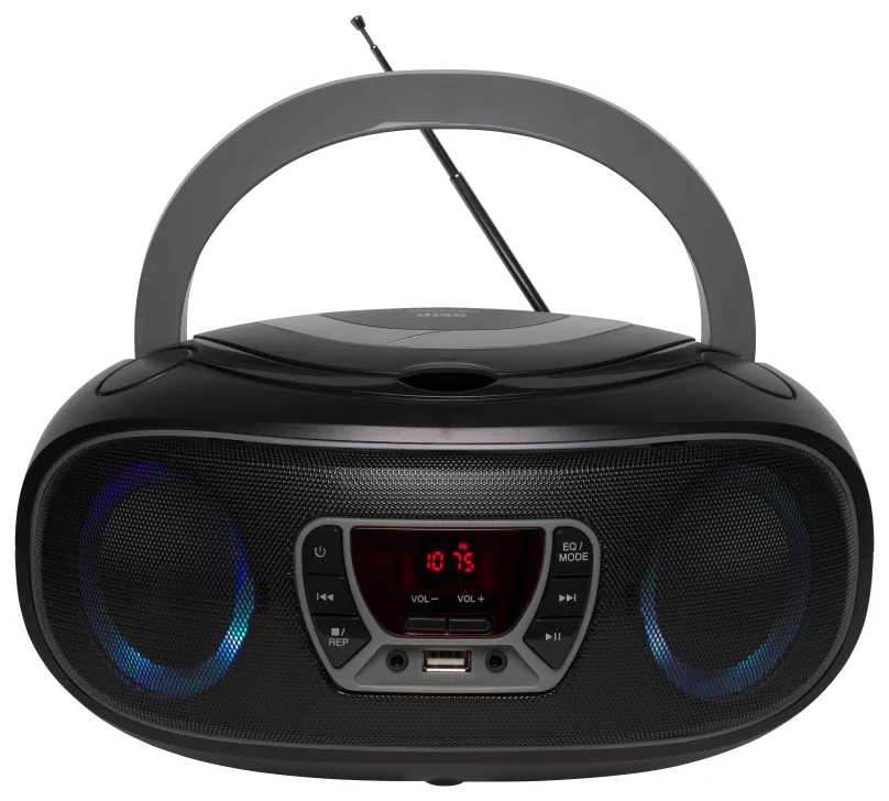 Denver TCL-212BT čierna/sivá Bluetooth Boombox s FM rádiom/CD/USB vstupom