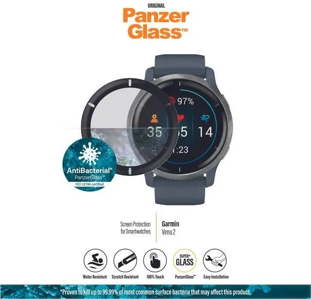 Ochranné sklo PanzerGlass Garmin Venu 2 / Vivoactive 4, pre chytré hodinky Garmin Venu 2 a