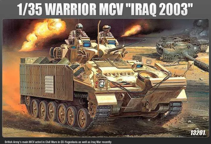 Model tanku Model Kit military 13201 - WARRIOR MCV "IRAQ 2003"