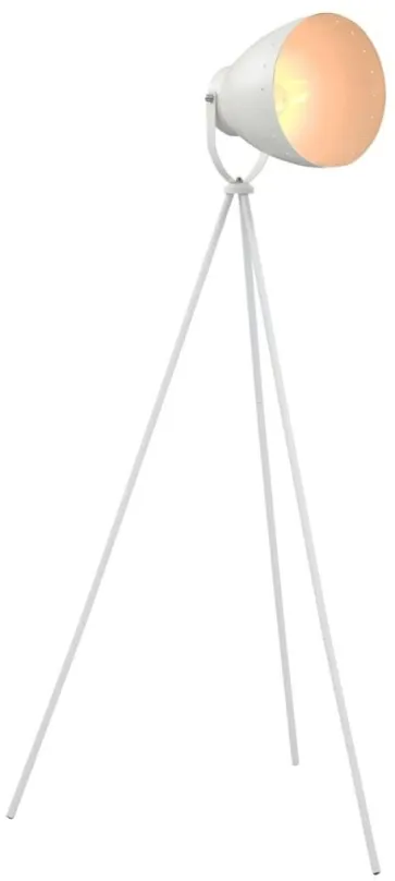 Stojacia lampa Trojnohá stojaca lampa kov biela E27