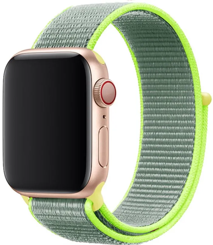Remienok Eternico Airy pre Apple Watch 42mm / 44mm / 45mm / Ultra 49mm Green Gray and Green edge